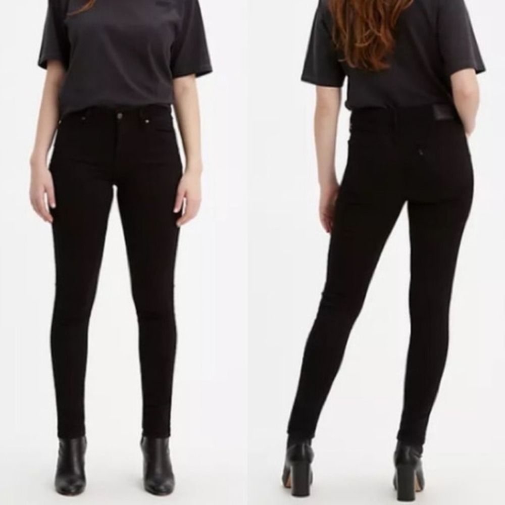 Levi's Women's 711 Skinny Jeanin Black 18881-0049